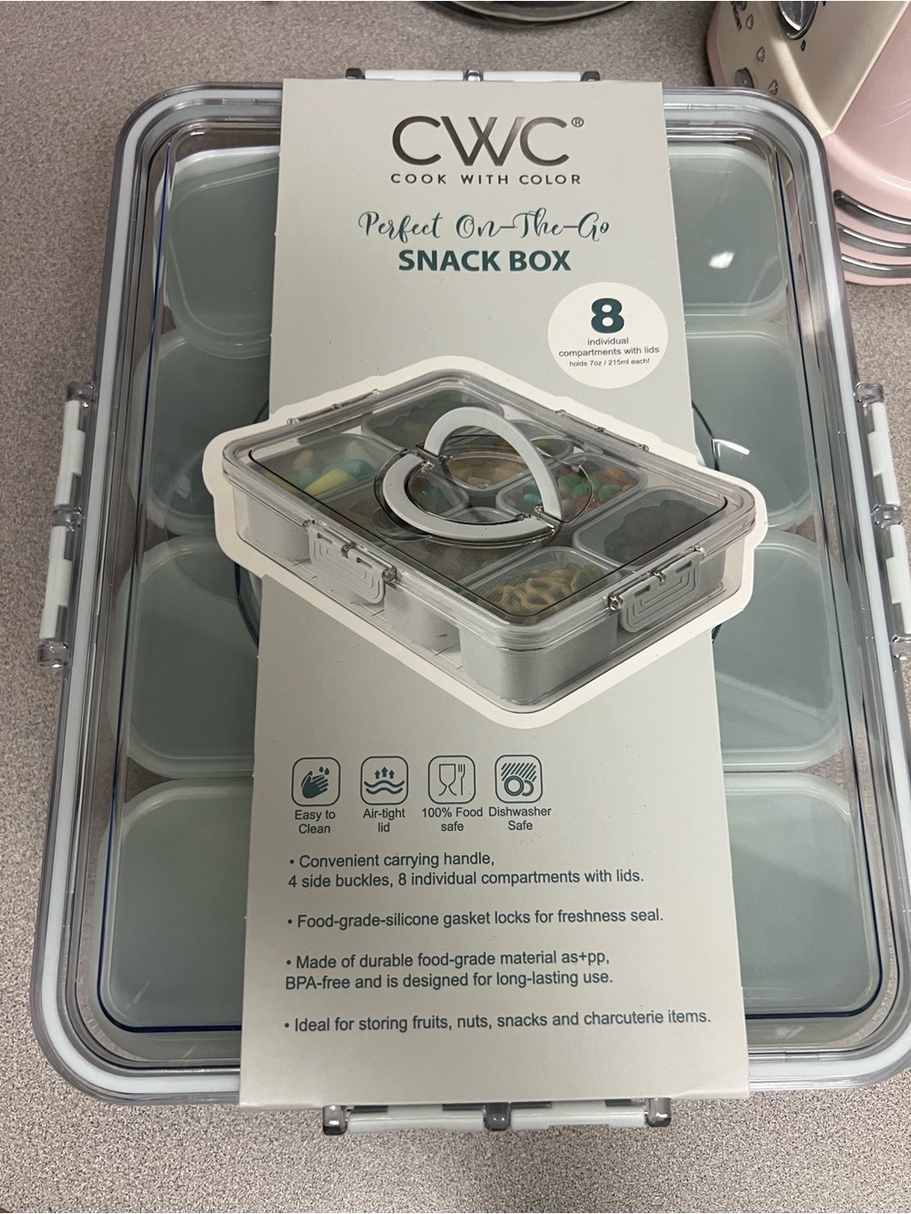 CWC Perfect On-The-Go Snack Box - Seafoam Green